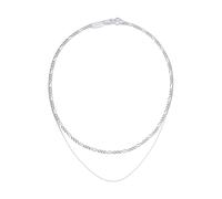 KUZZOI Chaîne 'Layer' argent, Taille 50