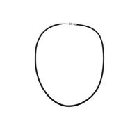 KUZZOI Chaîne noir / argent, Taille 50