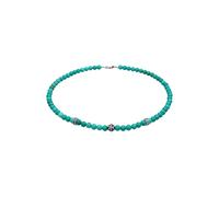 KUZZOI Chaîne turquoise / argent, Taille 45