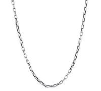 Kuzzoi Collier Exclusif pour Homme avec maillons d'ancre Ronds, oxydés pour Pendentif, chaîne à maillons massifs pour Homme ou ami, chaîne pour Homme en Argent Sterling 925