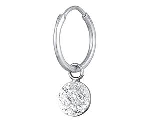 Kuzzoi Creole pour homme (13 mm) avec pendentif en forme de plaque pour homme, fabriqué à la main, en argent sterling 925, argent sterling, 1 pièce