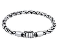 Kuzzoi Homme Argent Sans pierre