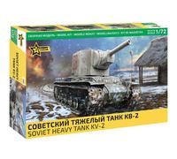 KV-2 SOVIET HEAVY TANK - ZVEZDA 1/72 PLASTIC KIT