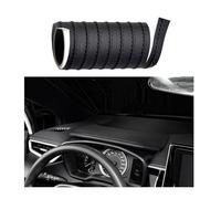 KVAEY Bande de garniture intérieure de voiture, ligne de moulage flexible en cuir pour espace de panneau de porte, bande universelle décorative à faire soi-même pour tableau de bord de voitures,