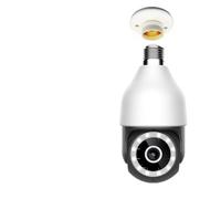 KVBRUI 8MP 5MP Ampoule caméra WiFi PTZ IP CCTV extérieur étanche 3MP sécurité vidéo Ampoule caméra de Surveillance(3MP None Card)