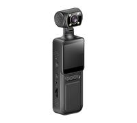 KVBRUI Action Mini caméra Sport de Plein air enregistreur vidéo caméra corporelle Vision Nocturne 180 Rotatif Portable Corps porté caméra for Le Sport de Plein air(No WiFi)