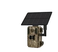 KVBRUI Caméra de Chasse Solaire 4G 2K, 1 ou 2 pièces, détection de Mouvement, déclencheur 0,2 s, Vision Nocturne(1PCS 4G Cam Add 128G)