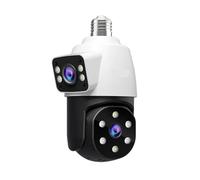 KVBRUI Caméra de Surveillance PTZ WiFi 4MP à Double Objectif, Vision Nocturne, Suivi Automatique des Personnes, Moniteur de sécurité for bébé(Only Camera)