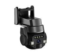 KVBRUI Caméra de Surveillance vidéo HD 5MP 2K WiFi Smart Home Outdoor 360° CCTV IP PTZ Protection de sécurité Étanche(EU Plug,5MP No SD Card)