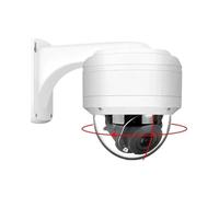 KVBRUI Caméra extérieure AHD 5MP PTZ Zoom 12X Contrôle PTZ TVI CVI CVBS 6IN1 PAN Tilt Caméra dôme analogique Anti-vandalisme - Caméra de Surveillance dôme AHD