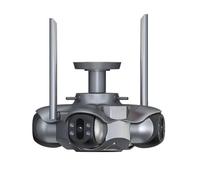 KVBRUI Caméra IP WiFi 10K 20MP HD 4 écrans, PTZ extérieure, Quatre objectifs, Suivi Automatique des mouvements Humains(EU Plug,10K WiFi add 128G)