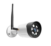 KVBRUI Caméra IP WiFi 8MP 5MP 1080P, caméra de sécurité extérieure Couleur, Vision Nocturne, Audio bidirectionnel, projecteur Bullet(1080P No TF Card)