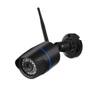 KVBRUI Caméra IP WiFi P2P 2MP, Enregistrement Audio, Alarme Filaire, CCTV Bullet extérieure avec Emplacement for Carte SD, 128 Go Max.(EU Plug_3MP ADD 64GB Card)