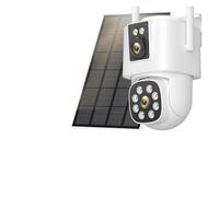 KVBRUI Caméra Solaire 4G extérieure WiFi PTZ IP 8MP 4K HD CCTV AOV Enregistrement 24h/24 détection Automatique Suivi Humain IA(4G 8MP No Card)