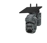 KVBRUI Caméra Solaire extérieure 12MP 6K Double écran WiFi / 4G SIM Moniteur IP66 PIR détection Humaine caméra de sécurité Camouflage forêt(4MP 4G)