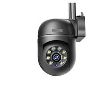 KVBRUI Caméras IP WiFi 5MP Surveillance extérieure PTZ Cam Protection de sécurité CCTV Suivi Automatique Vision Nocturne Audio bidirectionnel 5G(EU Plug,5MP 1PCS Camera 64G)