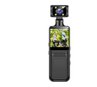 KVBRUI Mini caméra d'action Ultra HD 4K, 64 go, Vlog Rotatif à 180 degrés, WiFi, caméra de Sport, étui étanche, Casque de Voyage, enregistreur de Pilote de vélo, Nouveau(with WiFi)