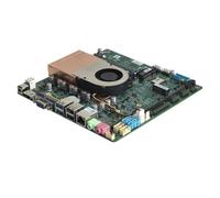 kvcccss Carte mère QM10U Mini Itx Standard Compatible avec processeur Comet Lake, 2 mémoires NB-DDR4, VGA, Disque Dur 4K, Mini-PCIE M.2 2280, Carte SIM, Windows 11(QM10U-I5 10310U)