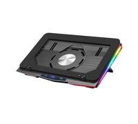 kvcccss COOLCOLD - Tapis de Refroidissement for Ordinateur Portable RGB à Compression d'air, Refroidisseur USB Ultra Silencieux, Dissipation Thermique Rapide et Support réglable