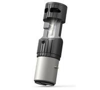 KVGAEANDNK Ampoule de phare de Moto LED, faisceau Hi/Lo 6000K, blanc, taille halogène 12V, Plug & Play, 50W, haute luminosité, lampe de Moto Plaque Phare Avant Moto(1PC)