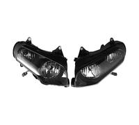 KVGAEANDNK Ensemble de lampe de phare avant de moto pour Goldwing 1800 pour GL1800 2001-2011 2010 Plaque Phare Avant Moto(Black)