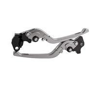 KVGAEANDNK Levier d'embrayage et de frein hydraulique Levier de poignée d'embrayage de frein de moto, accessoires en aluminium 3D pour YZF R125 2008 - 2011( Gray)