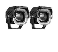 KVGAEANDNK Lumière LED pour motos, Flash DRL, phares antibrouillard, yeux d'ange, 200W, 6000K, pour ATV, camion, Dirt Bike, SUV, UTV Plaque Phare Avant Moto