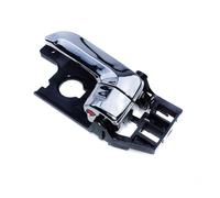 KVGAEANDNK Panneau D'accoudoir Intérieur Voiture Poignée de porte intérieure chromée noire Pour Kia Pour Sportage 2005-2010 (Pour Avant/arrière)
