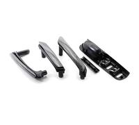 KVGAEANDNK Panneau D'accoudoir Intérieur Voiture Poignée de porte intérieure Pour Vw Pour Passat B5 (1998-2005) - Motif fibre carbone