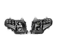 KVGAEANDNK Phare avant de moto E24 pour GL1800, aile dorée, pour GL 1800 2001 - 2017, assemblage feux croisement DRL, accessoires Plaque Phare Avant Moto