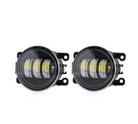 KVGAEANDNK Phares Galvanisés Phare Antibrouillard LED Pour Peugeot 107 207 307 407 607 308 3008 4008 5008 Phare De Voiture Étanche 8000 Lm 30 W Blanc Et Jaune(PWhite)