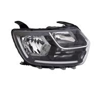 KVGAEANDNK Phares Galvanisés Phare Avant Droit Noir VP2008P Pour Dacia Pour Duster 2017 2018 2019 Phare Avant Côté Passager Lampe De Voiture