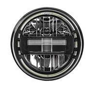 KVGAEANDNK Phares Galvanisés Phare LED Rond De 7 Pouces Pour Jeep Pour Wrangler Pour TJ Pour LJ Pour JK Pour Suzuki Pour Samurai Pour SJ410 1 Pièce