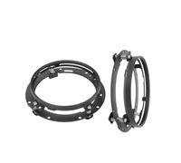 KVGAEANDNK Phares Galvanisés Pour AM Pour General Pour Hummer Pour H1 Pour H2 1 Paire D'accessoires Voiture Feux Circulation 75W Voiture LED H4 7 Pouces Angel Eyes H4 Phare LED