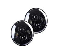 KVGAEANDNK Phares Galvanisés Pour Hummer Pour H1 Pour H2 2003 2004 2005 2006 2007 2009 Phare 2 Pièces 7 Pouces 12 V 24 V 40 W Ensemble De Phares Accessoires Automobiles( No Halo Headlight)