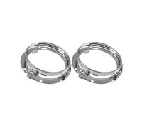 KVGAEANDNK Phares Galvanisés Pour Land Pour Rover 90 110 Pour Defender 90 1 Paire D'accessoires Voiture Feux Circulation 75 W Voiture LED H4 7 Pouces Angel Eyes H4 Phare LED