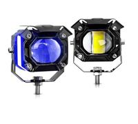 KVGAEANDNK Projecteur LED pour motos, 120W, œil d'ange, lentille de Projection, 12000LM, 6000K/3500K, pour camions, SUV, UTV, 9-30V Plaque Phare Avant Moto