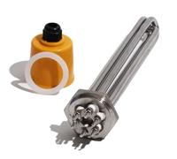 KVKITKLW Élément Chauffant Tubulaire for Eau, pièces de Rechange for réservoir d'air de chaudière, DN40 304SS 220V/380V 3kw/4,5 kw/6kw/9kw/12kw(380V,9KW295L DN40 304SS)