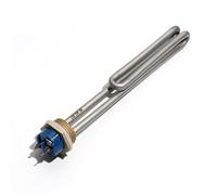 KVKITKLW Élément de Chauffe-Eau électrique à vis Pliable, avec Filetage NPT de 1 Pouce, 1kw/2kw/3kw/4kw/6kw, en Acier Inoxydable 201(Gold,380V_6KW320L DN25 201SS)