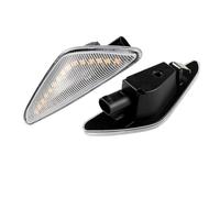 KVKQMLFEAW Clignotant pour Série 3 E46 316Ci 318Ci 320Cd 320Ci 323Ci 2 Pièces LED Rétroviseurs Latéraux Clignotants Dynamiques Clignotants Séquentiels Clignotant Latéral(Dynamic Crystal)