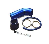 KVKQMLFEAW Durite D'admission Kit D'admission d'air Froid Universel 3 "76mm Ensemble Complet De Tuyaux D'induction Turbo pour Performances Voiture À Haut Débit Entrées d'air Voiture(Short Blue)
