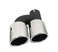 KVKQMLFEAW Embout Échappement pour A4 A5 A6 A7 pour Modifier S4 S5 S6 S7 D'échappement en Acier Inoxydable D'échappement Silencieux Pointe Type Pince Double Sortie Embout(Right)