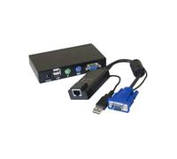 KVM déport VGA/USB - DEXLAN - 050009 - Extension 100M - Noir - Boîtier récepteur