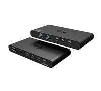 KVM Docking Station HDMI for 2 hosts, Power Delivery 2x 100W