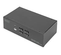 KVM Switch - DIGITUS - 4 Ports - Dual-Display - 4K UHD - FreeSync