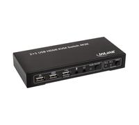 KVM Switch - InLine - 2-voie HDMI - Résolution 4K2K - Audio - 2 Ports USB