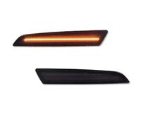KVPYVYAMZ Clignotants Latéraux Pour Volvo Pour Vnl Pour Vnr Pour Vnx 2018-Up Feux De Position Latéraux Avant Voiture Clignotants Stationnement Indicateurs LED(Smoked Amber)