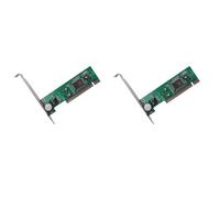 KVSERT 2X Carte Réseau PCI RTL8139D Carte D'Extension 100Mbps RJ45 Ethernet Réseau LAN Carte Bureau Carte Réseau Filaire étendue