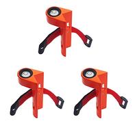 KVSERT 3X Poteau de Centrage Niveleur de Poteau En Fibre de Assemblage de Bulles Sangle de Niveau à Angle Droit Niveau Vertical Portable Orange