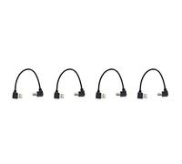 KVSERT 4X Angle Gauche USB 2.0 Male A Angle Gauche B Male 90 Degres Imprimante Cable Scanner 20cm